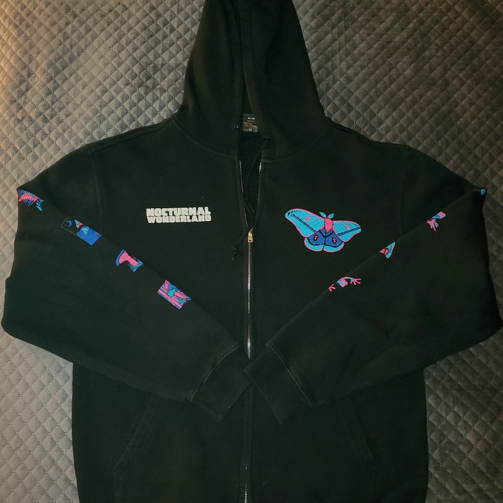 Nocturnal Wonderland Zip Hoodie